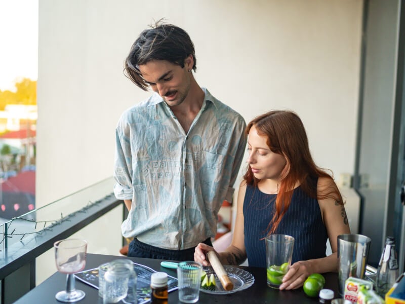 DIY cocktail making